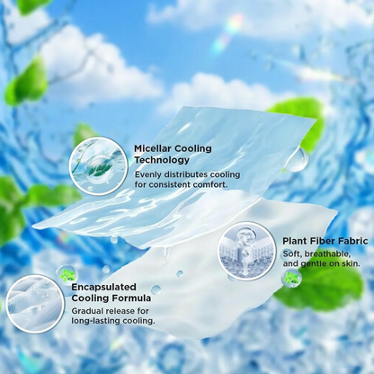 🧊 Portable Instant Cooling Towel – Wearable Neck & Wrist Cooling for Outdoor Work & Sports💦