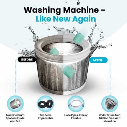 Washing Machine Cleaning Tablets—Restores Like New For Pet Owners